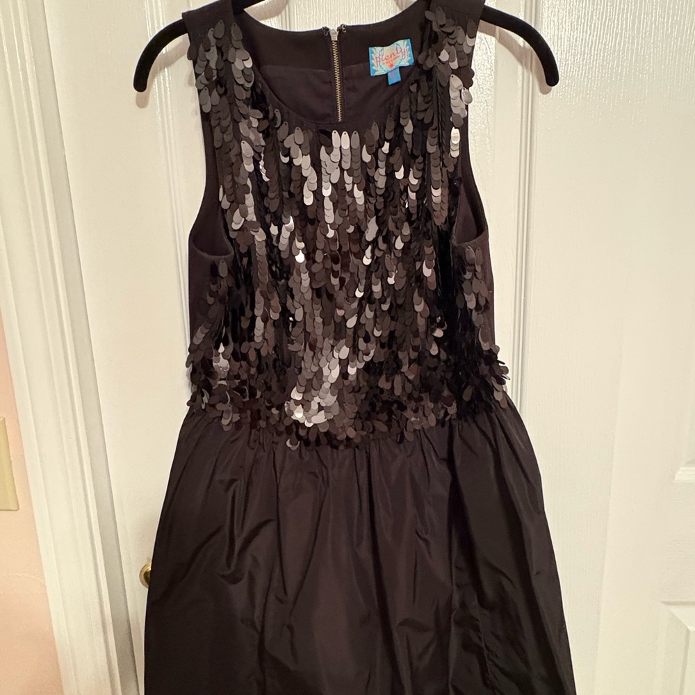 Plenty by Tracy Reese Black Sequin Embellished Dress